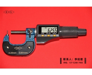數(shù)顯壁厚千分尺0-25mm(Φ1.5)