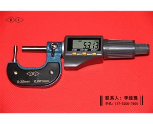 數(shù)顯壁厚千分尺0-25mm(Φ4.7)