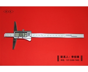 單溝數(shù)顯深度卡尺0-200（溝1mm)