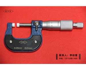 陶瓷測(cè)頭千分尺0-25mm